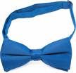 upgrade your style with frankers men's adjustable pre-tied bow tie in vibrant colors logo