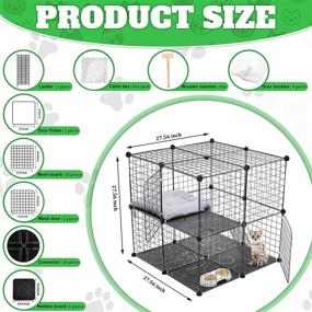 img 3 attached to Playpen Detachable Ferret Kennels Exercise