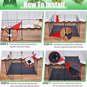 img 1 attached to Playpen Detachable Ferret Kennels Exercise