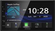 enhanced kenwood dmx4707s 6.8-inch digital media touchscreen receiver with apple carplay and android auto logo