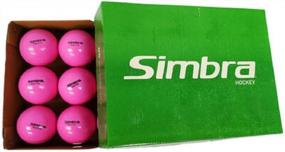 img 1 attached to Официальные тренировочные мячи Simbra для хоккея на траве | Крытый / Открытый | Super Smooth для обучения обращению с клюшкой и стрельбе | Умный мяч для скоростных тренировок