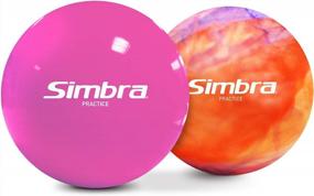 img 2 attached to Официальные тренировочные мячи Simbra для хоккея на траве | Крытый / Открытый | Super Smooth для обучения обращению с клюшкой и стрельбе | Умный мяч для скоростных тренировок