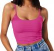 effortlessly chic: gembera women's sleeveless cropped camisole with strappy details logo