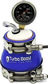 img 4 attached to 🔍 Turbo Boost Leak Tester Kit with Premium Stainless Steel Gauge - 3" Universal, T-Bolt Clamps, 30PSI