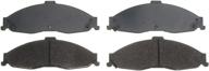 🔘 acdelco 14d749ch advantage front ceramic disc brake pad set - premium performance and durability guaranteed логотип