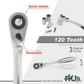 img 3 attached to HB 120 Tooth Reversible Ergonomic 121 Piece