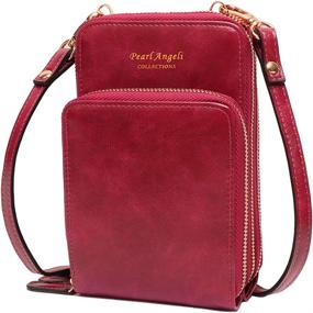 img 4 attached to Crossbody Cellphone Wallet Shoulder Handbag Women's Handbags & Wallets and Shoulder Bags