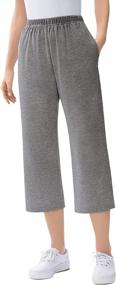 img 4 attached to Ultimate Comfort Meets Style: Woman Within'S 7-Day Knit Capri Pants For Plus-Size Women