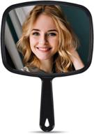 handheld mirror barber hairdressing by mirrornova логотип