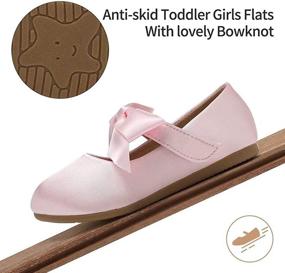 img 2 attached to CIOR Bowknot Wedding Toddlers Glitter Girls' Shoes ~ Flats