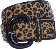 🐆 stylish leopard patent leather accessories for fashion-forward women's belts logo