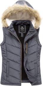 img 4 attached to Wantdo Thicken Quilted Padding Lambswool Women's Clothing : Coats, Jackets & Vests