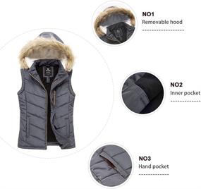 img 2 attached to Wantdo Thicken Quilted Padding Lambswool Women's Clothing : Coats, Jackets & Vests