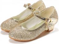 sparkling mary jane princess dress shoes for girls perfect for parties and special events logo