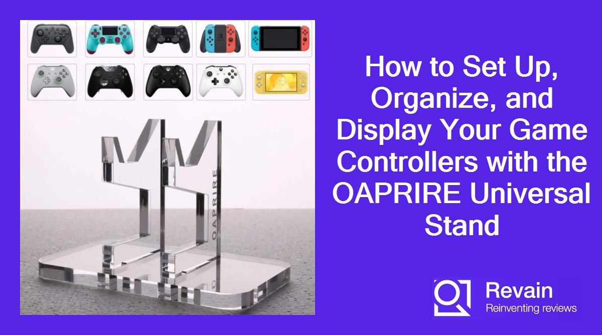 How to Set Up, Organize, and Display Your Game Controllers with the OAPRIRE Universal Stand