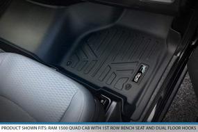 img 2 attached to SMARTLINER Floor Liner Black 2012 2018 Interior Accessories : Floor Mats & Cargo Liners