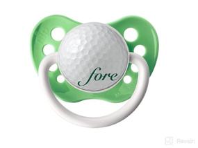 img 1 attached to 🏌️ Golf Themed Pacifier Set by Michaelson Entertainment: A Perfect Soothing Companion for Little Golfers!