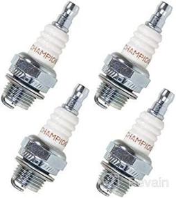 img 4 attached to 🔥 Champion DJ8J Spark Plug: Pack of 4 Copper Plus Small Engine Stock #847 – Powerful Performance and Reliability!