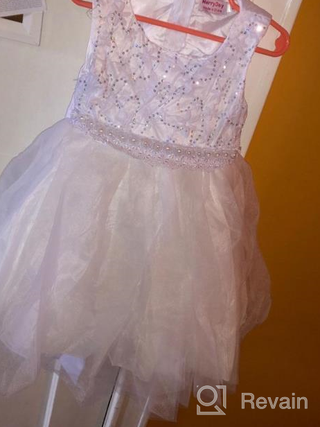 img 1 attached to Girls' Clothing and 🌸 Dresses: Flower Lace Baby Girl Dress review by Steve Yatnalkar