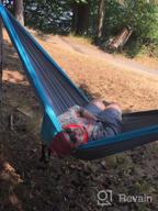 img 1 attached to AnorTrek Camping Hammock: Lightweight, Portable & Durable For Hiking, Backpacking Or Relaxation! review by Christopher Cheek