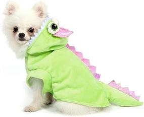 img 3 attached to 🐶 Yoption Dog Cat Dragon Costumes for Halloween and Christmas Cosplay – Funny Pet Puppy Dress Hoodie (L)