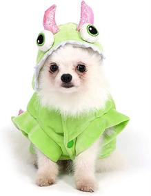 img 2 attached to 🐶 Yoption Dog Cat Dragon Costumes for Halloween and Christmas Cosplay – Funny Pet Puppy Dress Hoodie (L)