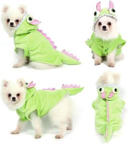 img 4 attached to 🐶 Yoption Dog Cat Dragon Costumes for Halloween and Christmas Cosplay – Funny Pet Puppy Dress Hoodie (L)