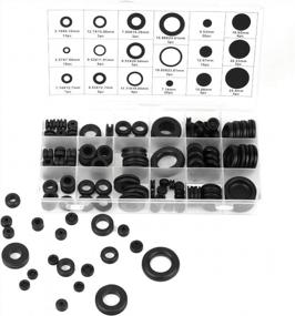img 3 attached to 125-Piece Rubber Grommet Set For Firewall Holes, Electrical Wires, Plugs, And Cables Of Machines And Cars - Wire Gasket Ring Kit For Improved Performance And Safety