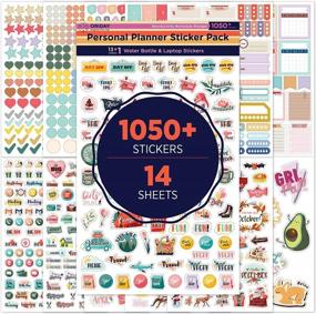 img 4 attached to Bullet Journal Sticker Pack - 1,050+ Cute Productivity Planner Stickers For Scrapbooking, Budgeting, Calendar & Agenda Planning (14 Sheets)