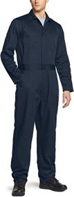 img 4 attached to CQR Men'S Stain & Wrinkle Resistant Zip-Front Coverall - Multi-Pocketed Work Jumpsuit With Action Back Design