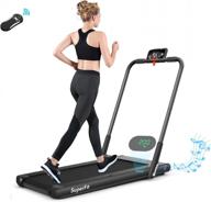 portable folding treadmill for home and office with walk, jog and run modes - safeplus 2 in 1 under desk treadmill logo