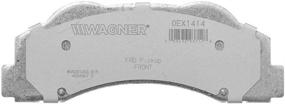 img 3 attached to 🔥 Wagner OEX1414 Brake Disc Pad - Enhanced Performance for Optimal Braking