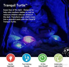 img 3 attached to 🐢 Tranquil Turtle Aqua: Cloud b Ocean Projector with Soothing Sounds, Adjustable Brightness & Movement, Auto-Shutoff - A Comforting Nightlight