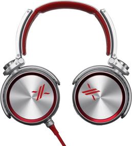 img 3 attached to Sony MDRX10/RED Simon Cowell X Headphones: Immersive Audio Experience with Powerful 50mm Diaphragms