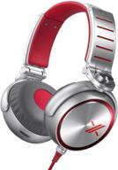 sony mdrx10/red simon cowell x headphones: immersive audio experience with powerful 50mm diaphragms логотип