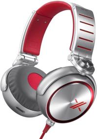img 4 attached to Sony MDRX10/RED Simon Cowell X Headphones: Immersive Audio Experience with Powerful 50mm Diaphragms