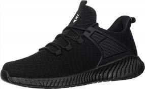 img 4 attached to Men'S Lightweight Slip-On Tennis Shoes - Breathable Running Sneakers For Jogging, Gym, And Casual Wear - AKK Akkadian Athletic Footwear