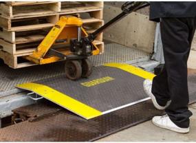 img 3 attached to Efficient Loading With Guardian'S Heavy-Duty 36" X 36" Aluminum Pallet Jack Dock Plate