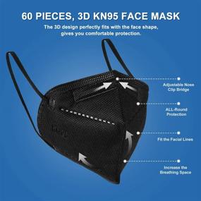 img 2 attached to 🤿 Breathable Disposable Face Masks with Individual Protection and ≥95% Filtration Efficiency