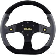 🏎️ sparco 015tmg22tuv mugello black racing steering wheel logo