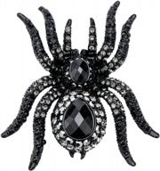 halloween spider pin & pendant in one: szxc women's costume jewelry accessory logo