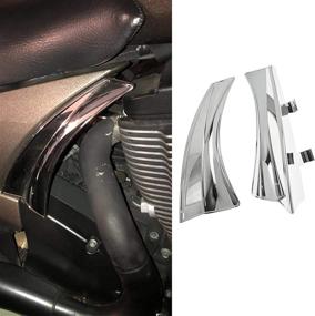 img 4 attached to 🔥 Victory Cross Country & Cross Roads Motorcycle Saddle Heat Shield Air Deflectors for 2010-2016 Models & Hard-Ball 2012-2013