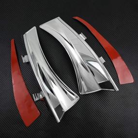 img 3 attached to 🔥 Victory Cross Country & Cross Roads Motorcycle Saddle Heat Shield Air Deflectors for 2010-2016 Models & Hard-Ball 2012-2013