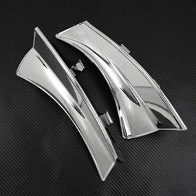 img 1 attached to 🔥 Victory Cross Country & Cross Roads Motorcycle Saddle Heat Shield Air Deflectors for 2010-2016 Models & Hard-Ball 2012-2013