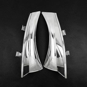 img 2 attached to 🔥 Victory Cross Country & Cross Roads Motorcycle Saddle Heat Shield Air Deflectors for 2010-2016 Models & Hard-Ball 2012-2013