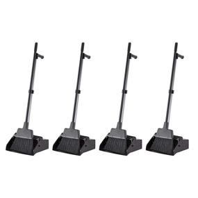 img 4 attached to 🧹 4-Pack of AmazonCommercial Lobby Dustpan and Broom Sets