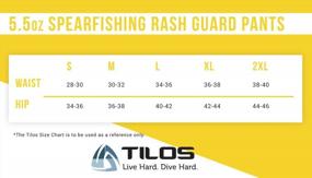 img 1 attached to Tilos 5.5Oz Spearfishing UPF 50+ Rash Guard Pants - Camouflage Protection For Your Skin!