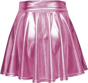 img 2 attached to 👗 Urban CoCo Women's Flared Pleated Skirt - Stylish Clothing for Women