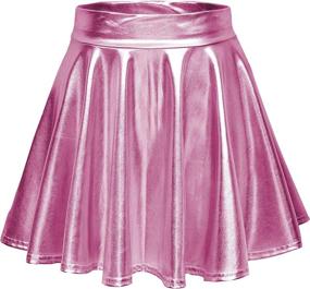 img 4 attached to 👗 Urban CoCo Women's Flared Pleated Skirt - Stylish Clothing for Women