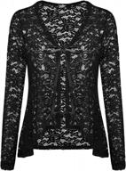 concep women's lace cardigans: long sleeve, open front, assymetrical cover up jacket in sizes s-xxl for improved seo. logo